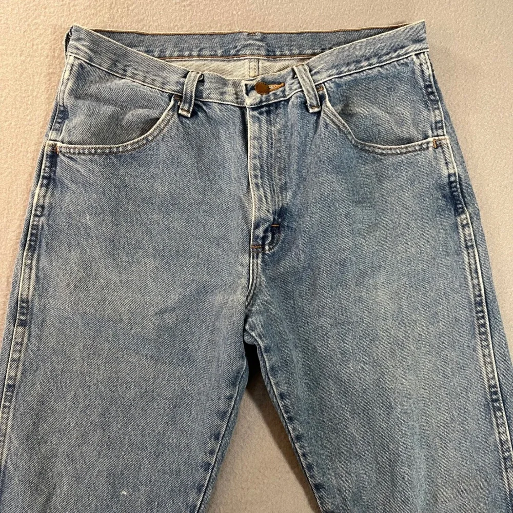 Rustler Mens Regular Fit Straight Leg Medium Wash Denim Jeans‎ 87619SW 33x30